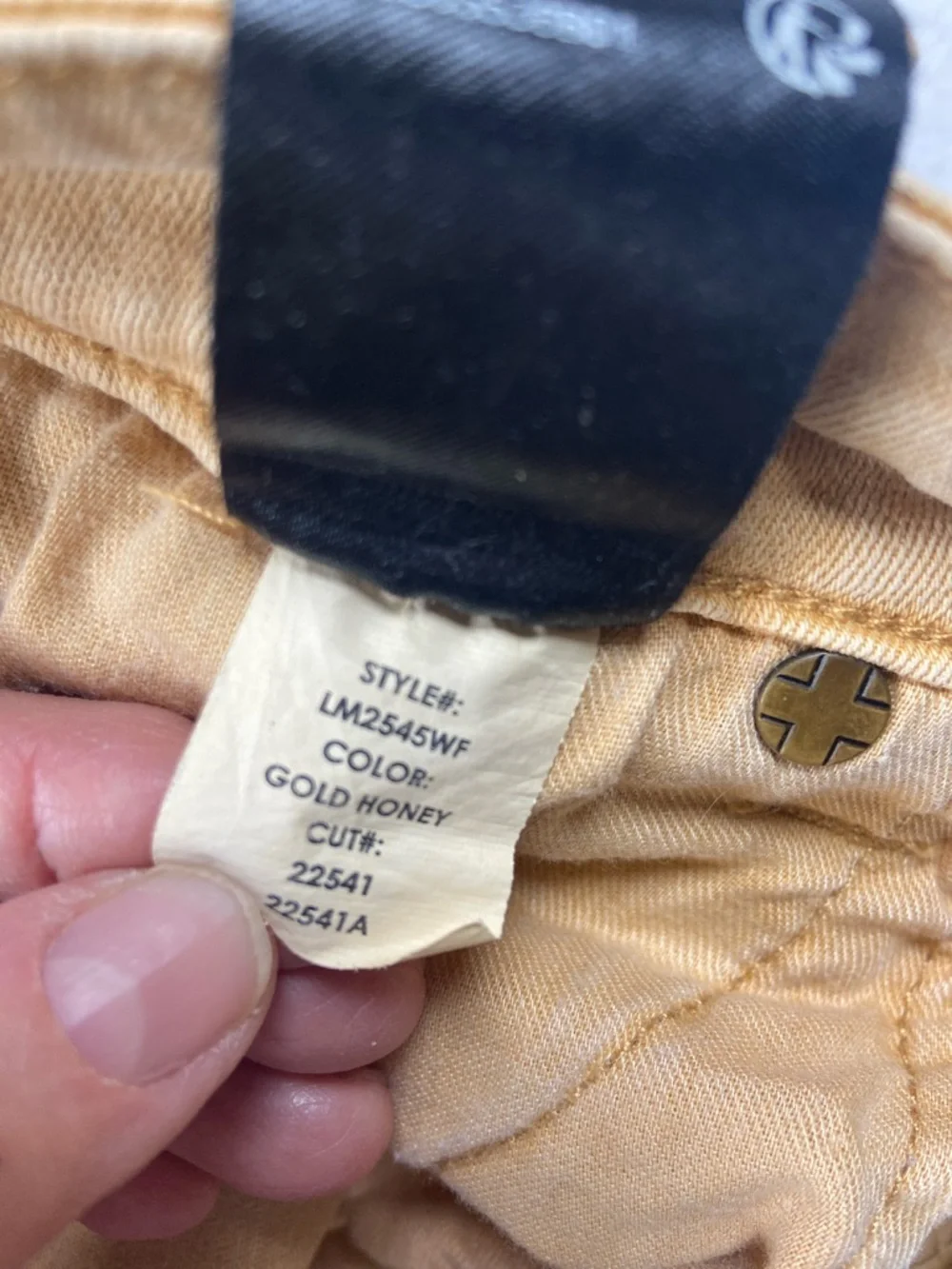 Liverpool Women’s Faded Gold Honey Hugger Ankle Jeans, Size 28/6 - Picture 13 of 14